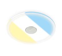 BRILONER - Spot LED à encastrer 230V, salle de bain IP44, plafonnier, 12W, 1200lm, blanc chaud, neutre, froid, aluminium, moderne, 17cm, 1 unité