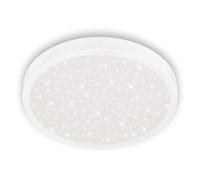 Briloner - Sternenhimmel Cct Led Plafonnier Lighten Runa, 24 W, 3000 Lm, Ip20, Blanc, Métal-Plastique, 38 Cm