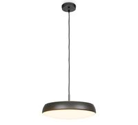 BRILONER - Suspension luminaire LED avec lumière blanc chaud, 14,5W, 1800lm, suspension d'éclairage intérieur, chambre, cuisine, luminaire salon, 35 x 120 cm, Bronze Anthracite métallisé