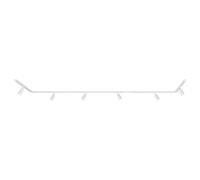 BRILONER - Système de rail éclairage complet, 6x GU10 spots orientables, forme U/Z, 4,5m, blanc
