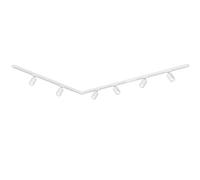 BRILONER - Système de rail lumineux, 6x spots GU10 orientables, forme L, 3m