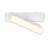 BRILONER - Système de rail Luxtrail LED Tracklight, Blanc chaud, Pivotant, Accessoires, LED Spot, Spot projecteur, Spot de plafond, Lampes, Plafonnier, Plafonnier, 130mm, Blanc
