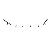 BRILONER - Système de rail Rail, set complet, 6x GU10 spots orientables, forme U/Z, éclairage pour plafond, 4,5m, noir