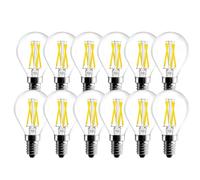 BRIMAX Ampoule LED Globe G45 E14 4W 6000K Blanc Froid Lot de 12 Verre | AC 220-240V, non graduable, lumière vive pour bureau et atelier, favorise la concentration