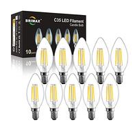 BRIMAX Dimmable Ampoule LED Edison E14 4W 400LM 2700K Bougie C35