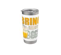 Bring Daddy A Beer Fête des Pères Boisson Père Alcohol Dad Gobelet isotherme en acier inoxydable double paroi