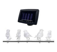 Brins rayonnants efficaces, éclairage solaire étanche, guirlande décorative avec clips, ampoules à suspendre pour extérieur, de jardin, cour, pour utilisation polyvalente sur terrasse, pelouse