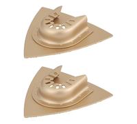 Briny River 2 Lames de Râpe Triangulaires en Carbure de 80 Mm pour Béton Et Céramique Compatibles avec L'outil Multifonction Bosch