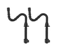 Briny River 2 Pièces Tuyau de Carburant Conduite de Gaz Pièce de Rechange 1128-350-7600 1128 358 7701 Compatible avec Stihl 044 046 MS341 MS361 MS440 MS460 Tronçonneuse Noir