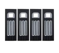Briny River 4x Ressorts de Poignée de Porte 8 Mm Compatible avec Hoppe Les Poignées de Porte en PVC (noir)