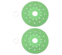 Briny River Lot de 2 Disques de Meulage pour Dalles de Roche 4 Pouces Diamantés pour Couper Les Carreaux de Céramique Et Le Verre 100 X 20 X 1 Mm Vert