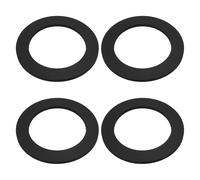 Briny River Lot de 4 Rondelles en Caoutchouc pour Réservoir de Toilettes pour Relier Le Bas Du Siphon Au Réservoir des Toilettes (65 X 45 X 3 Mm)