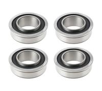 Briny River Lot de 4 roulements de roue avant pour tondeuse à gazon 604845 - 19 x 35/38 x 13 mm - Compatible avec Raptor SD SDX XD XDX FASTRAK
