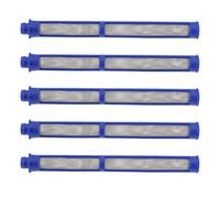 Briny River Lot de 5 filtres de pistolet de pulvérisation Airless 287033 - Compatible avec l'entrepreneur II et FTx II Latex 100 - Pulvérisateurs de peinture en maille en acier inoxydable - Filtres de