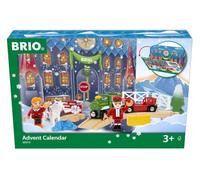 BRIO Calendrier de l'Avent mondial 2023 pour enfants à partir de 3 ans - Train en bois avec accessoires et accessoires
