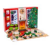 BRIO World - 36100 Calendrier de l'Avent 2024 | Accessoires de train pour enfants à partir de 3 ans - Compatible avec les kits ferroviaires et accessoires