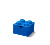 Brique 4 tenons avec tiroir - bleu