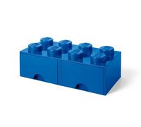 Brique 8 tenons avec tiroirs - bleu