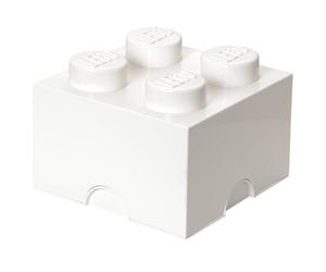 Brique de rangement 4 tenons - blanc