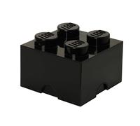 LEGO Brique de rangement 4 tenons 5,7 litres - Noir
