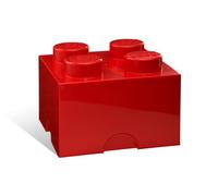 Brique de rangement 4 tenons - rouge