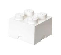 Brique de rangement Lego 4 tenons 5,7 litres - Blanc