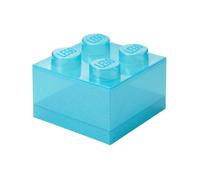 Brique de rangement - LEGO - STORAGE BRICK 4 GLITTER - bleu clair - 5,7 L - enfichable