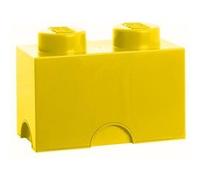Lego brique de rangement - Jaune