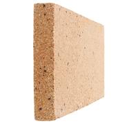 Brique Réfractaire pour Poêle à Bois, Argile et Pierre | Bloc Ignifuge Haute Température, Usage pour Foyer et Cuisson, Support de Creuset, Bricolage