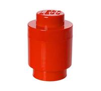 Brique ronde Lego pour rangement 1 tenon - Rouge