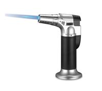 Briquet Portable Rechargeable Au Butane Pour Barbecue En Plein Air, Pistolet De Pulvérisation Coupe-Vent, Outil D'allumage De Flamme Pour Le Camping