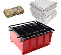 Briquettes en papier pour bûches de feu à faire soi-même, outil de presse de briquette de journal respectueux de l'environnement pour chauffage domestique