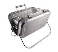 Barbecue de coffre VW Collection - Barbecue emblématique de Volkswagen - Acier inoxydable - Dimensions de la grille : 32,5 x 23 cm