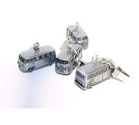BRISA VW Collection - T1 Bus Combi Poids de Nappe Lot de 4 | Volkswagen Poids de Nappe, Camping, Jardin, Cuisine, Alliage Zinc-Aluminium, Finition Argent Vieilli