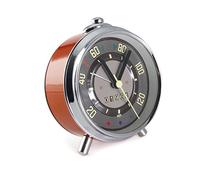 BRISA VW Collection - T1 Bus Combi Réveil Analogique | Volkswagen Pendule de Table avec Alarme, en Tôle d'Acier, Design Compte-Tours, Coffret Cadeau, Minuteur