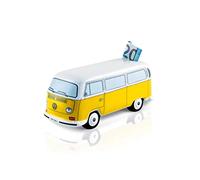 BRISA VW Collection - T2 Bus Combi Tirelire | Volkswagen Boîte à Économies, Réutilisable, Décoration Rétro Céramique, Orange
