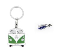 BRISA VW Collection - Volkswagen Combi Bus T1 Camper Van Porte-clés dans Coffret Cadeau de Haute qualité & VW Collection - Volkswagen Combi Bus T1 Camper Van Porte-clés 3D