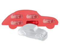 BRISA VW Collection VW Coccinelle Moule à glaçons en silicone | Volkswagen Lot de 5 bacs à glaçons en silicone Rouge