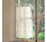 Brise-bise Quantrelles blanc H/L env. 70/45 cm
