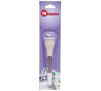 Brise-jet à ventouse - METALTEX - embout en plastique - L 15 cm - fixation ventouse, flexible en laiton