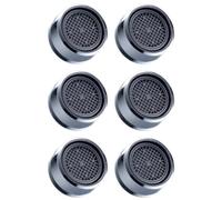Brise-jet M24, aérateur robinet filtres robinets lavabo pour cuisine et salle de bain, en acier inoxydable et joints (6 pièces)