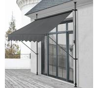 Brise-Soleil pro_tec 250 x 118 cm - Anthracite/Gris
