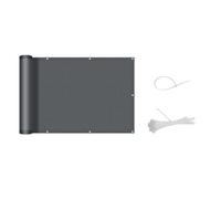 Brise-vue balcon 90×300cm anti-UV coupe-vent imperméable avec attaches anthracite .