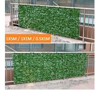 Brise Vue Clôture Feuille Verte Artificielle Couverture de Panneaux de Décoration Extérieure 50X100CM My10303 Multicolore CLOTURE