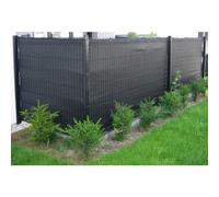 Brise vue - coloris gris anthracite - 1,50 x 10 m JET7GARDEN