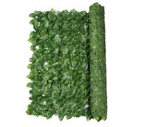 Brise-vue en lierre artificiel - Treillis extensible avec feuilles de lierre artificielles (0,5 x 2 m) - Brise-vue résistant aux UV pour murs extérieurs, balcons, terrasses et décorations de jardin