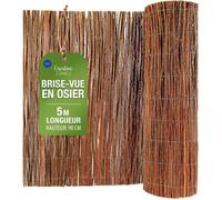 Brise-vue en saule - CREATIVE HOME - Creative Home - 90x500 cm - Tressage dense - Naturel non traité