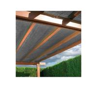 Brise Vue En Toile Tissée Gris Anthracite 25 M X H.1,00 M - Jardideco Multicolore