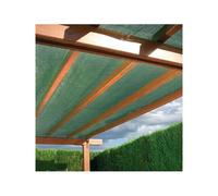 Brise Vue En Toile Tissée Vert Foncé 25 M X H.1,50 M - Jardideco Multicolore