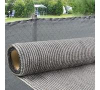 TENAX Filet Brise Vue Soleado Glam 1,00x5 m Gris, Filet Tissé d'Occultation pour Terrasses, Balcons et Jardins, Filet d'Ombrage pour Protéger du Soleil